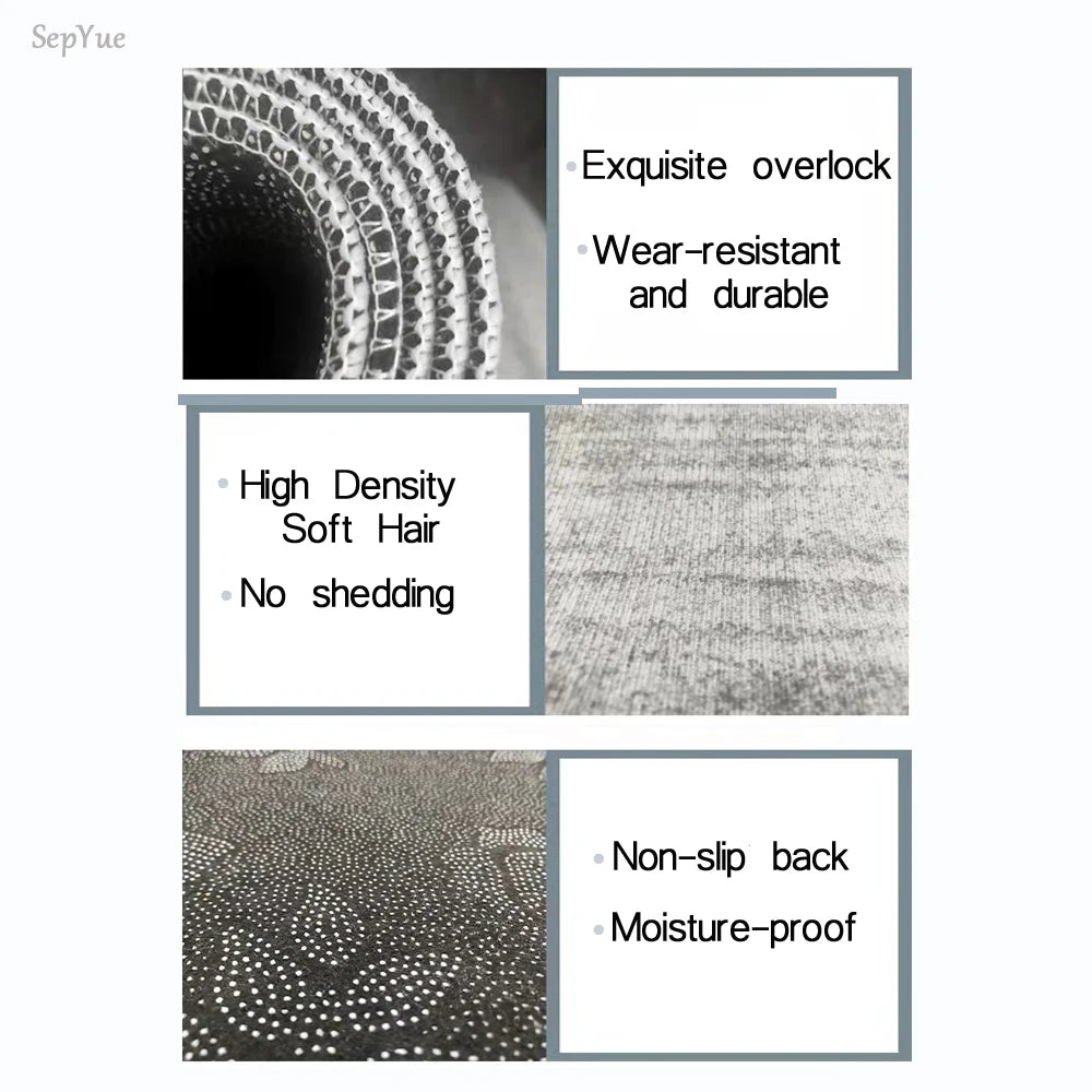 Bathroom Kitchen Floor Living Room Bedside Area Hallway Soft Washable Anti Slip Floormat