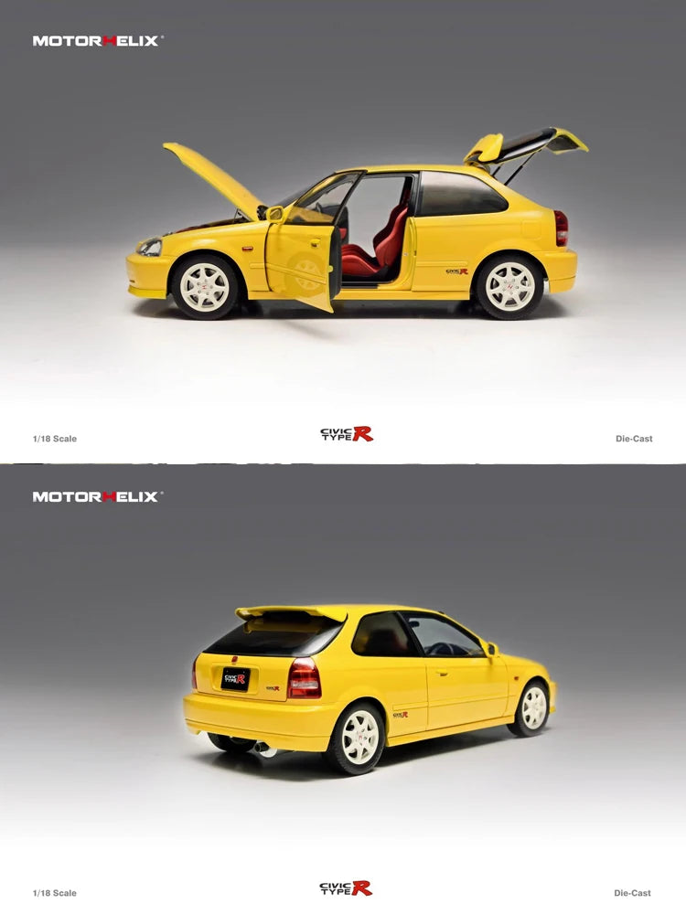 Incredible Detail - Diecast Honda Civic TypeR EK9 model 1:18 scale