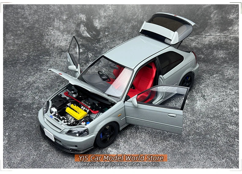 Incredible Detail - Diecast Honda Civic TypeR EK9 model 1:18 scale