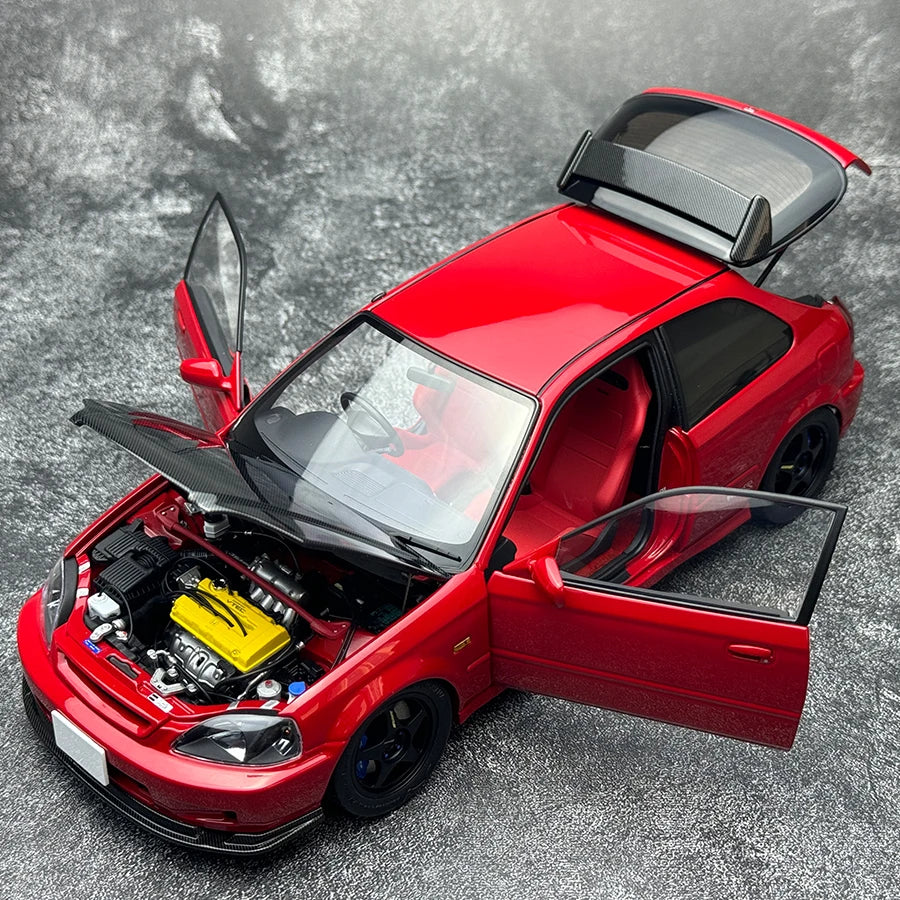Incredible Detail - Diecast Honda Civic TypeR EK9 model 1:18 scale