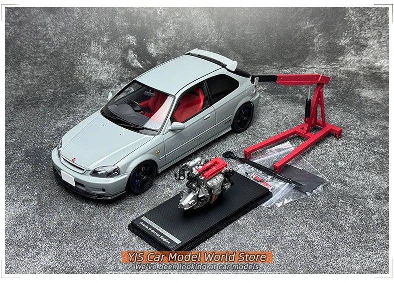 Incredible Detail - Diecast Honda Civic TypeR EK9 model 1:18 scale