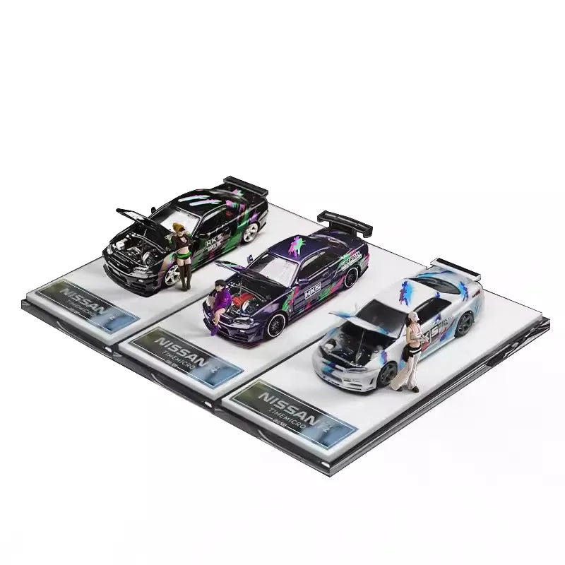 HKS Skyline R34 GT-R: 1:64 Diecast Masterpiece (Limited Edition, Metal Chassis)