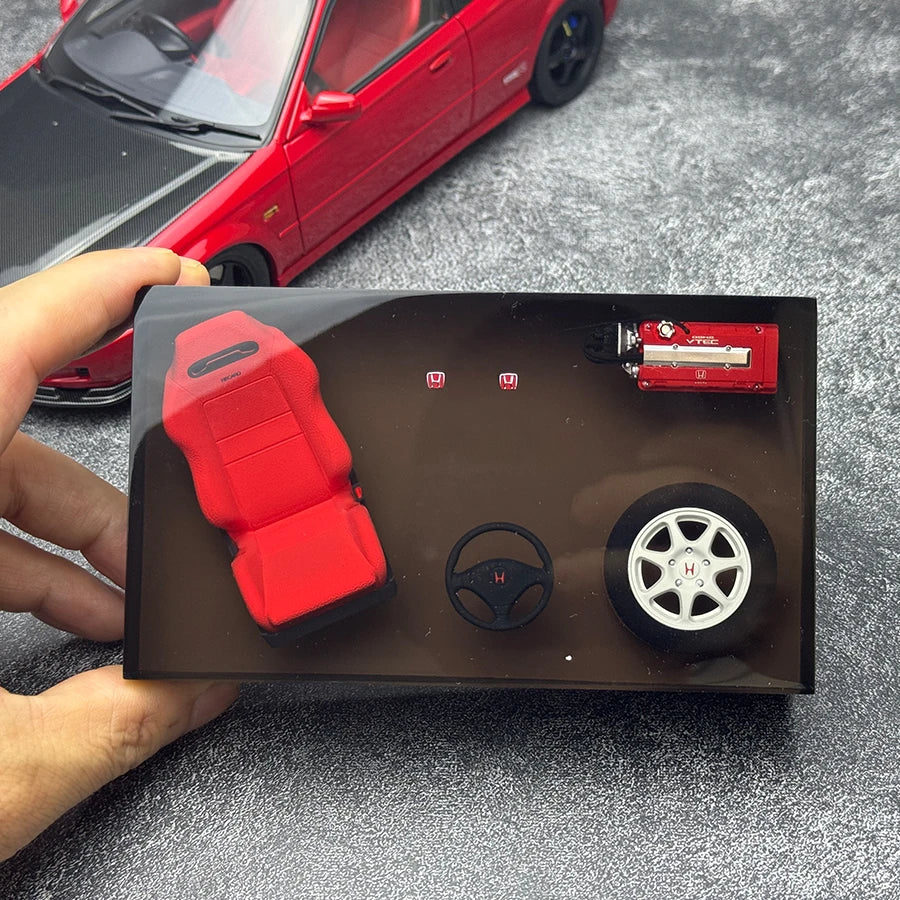Incredible Detail - Diecast Honda Civic TypeR EK9 model 1:18 scale