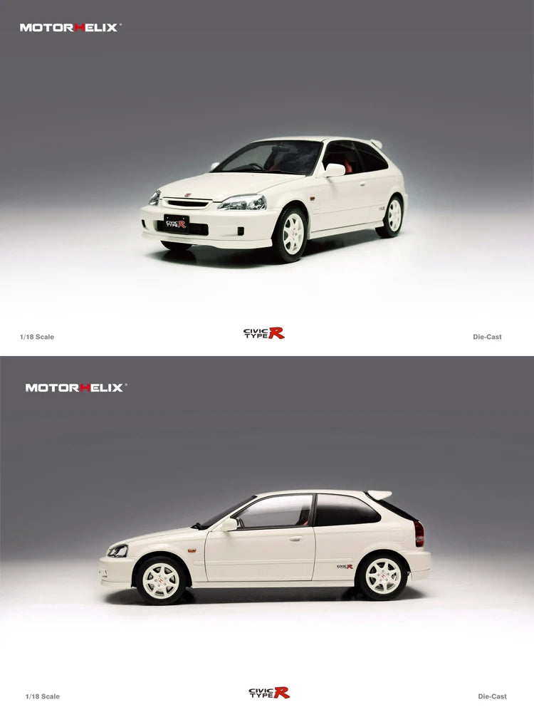 Incredible Detail - Diecast Honda Civic TypeR EK9 model 1:18 scale