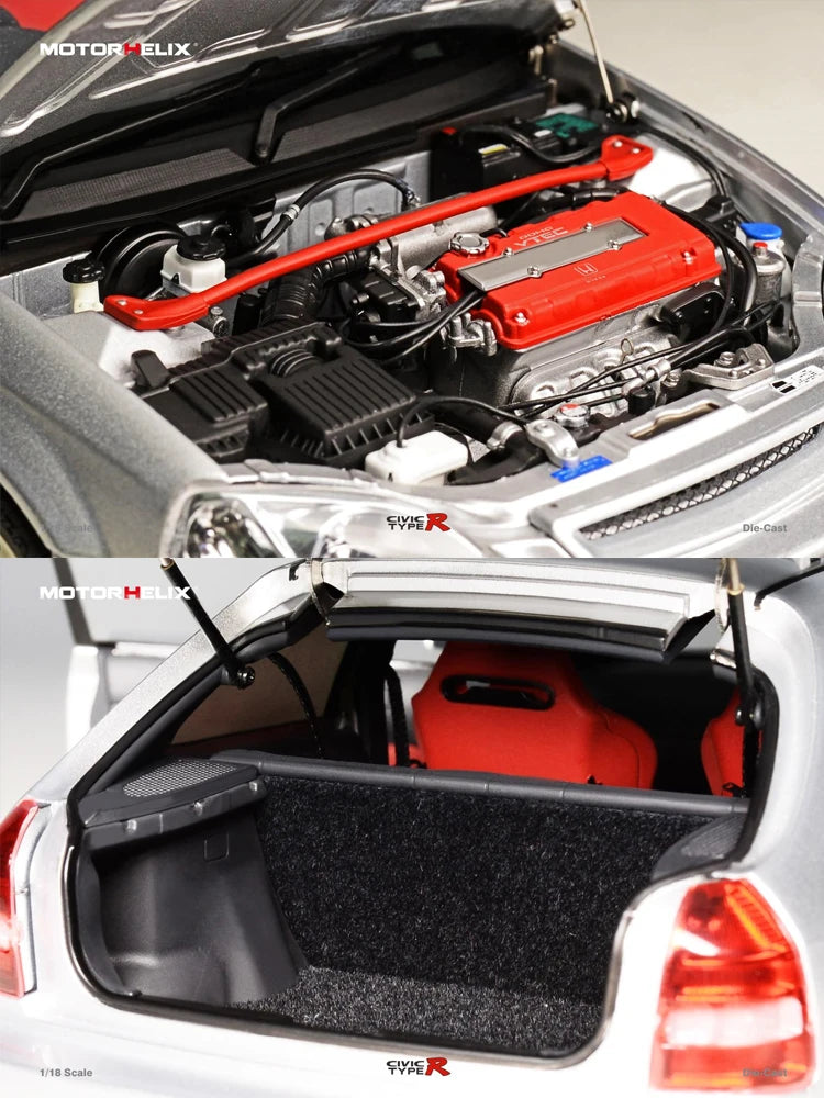 Incredible Detail - Diecast Honda Civic TypeR EK9 model 1:18 scale