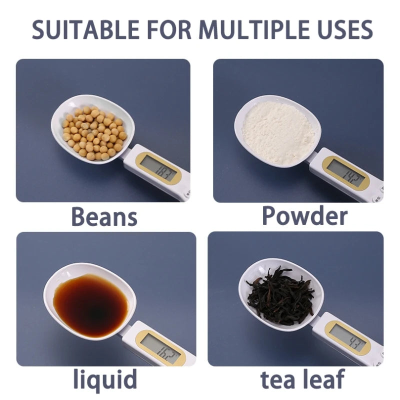 1Pc Digital Spoon Scale (g) - Adjustable Measuring Spoon, Kitchen Scale, Coffee Powder Scale, Baking Scale