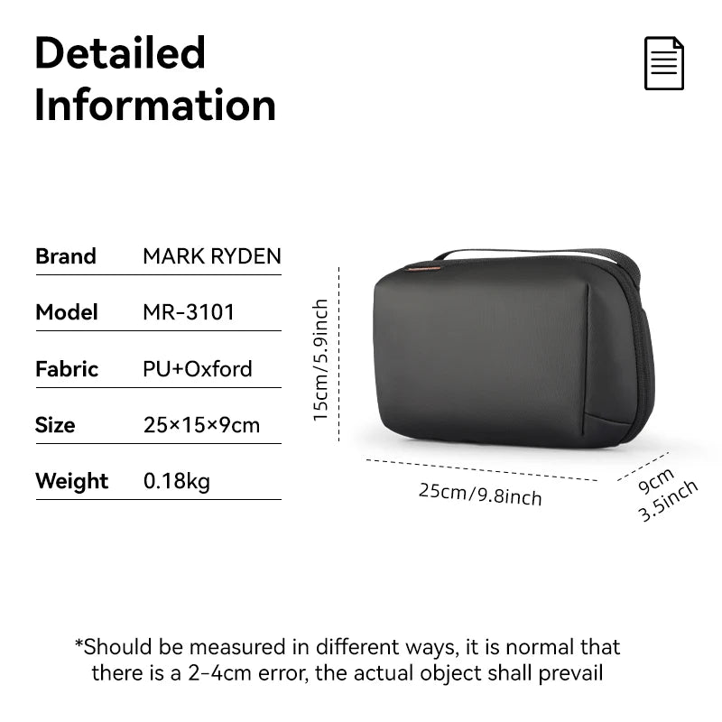 All-in-One Travel Tech Organizer Pouch with Storage & Protection