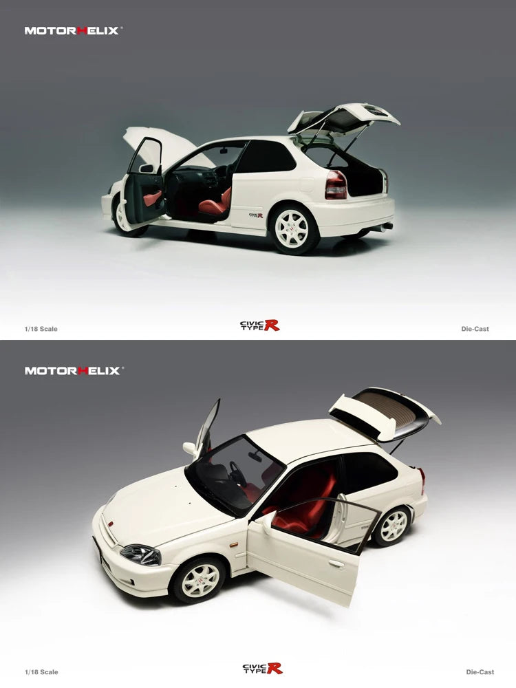 Incredible Detail - Diecast Honda Civic TypeR EK9 model 1:18 scale