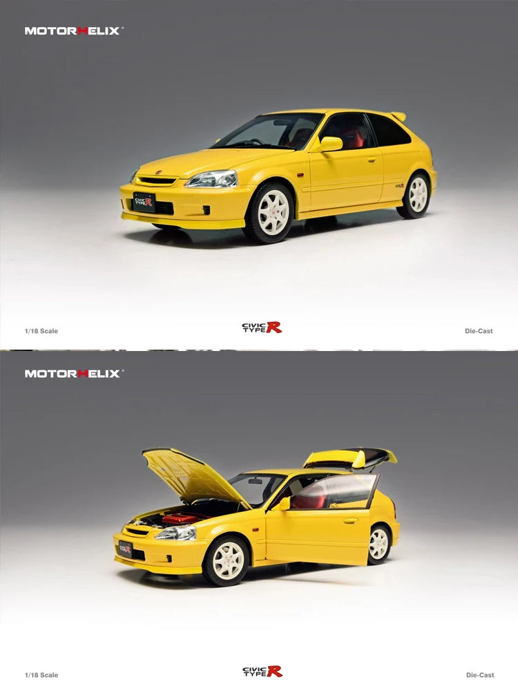 Incredible Detail - Diecast Honda Civic TypeR EK9 model 1:18 scale