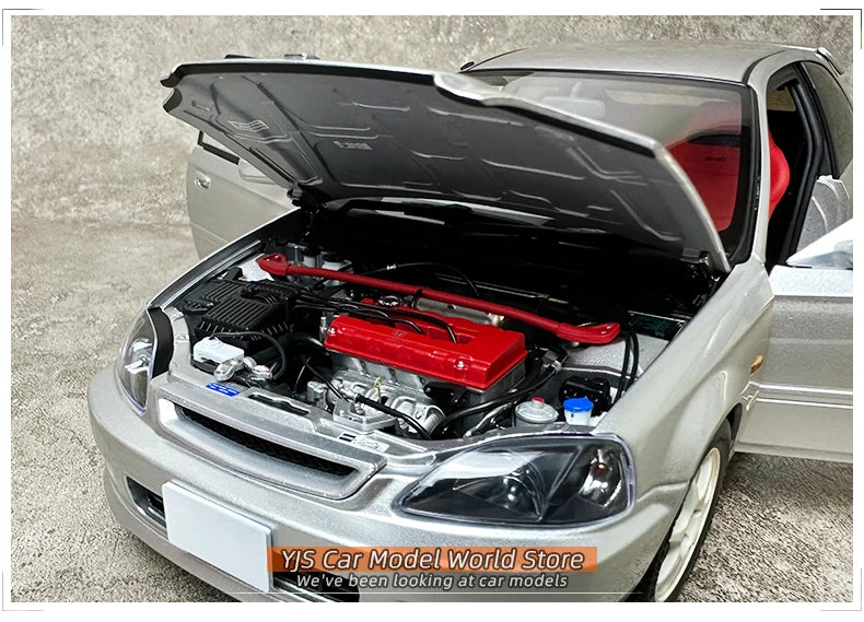 Incredible Detail - Diecast Honda Civic TypeR EK9 model 1:18 scale