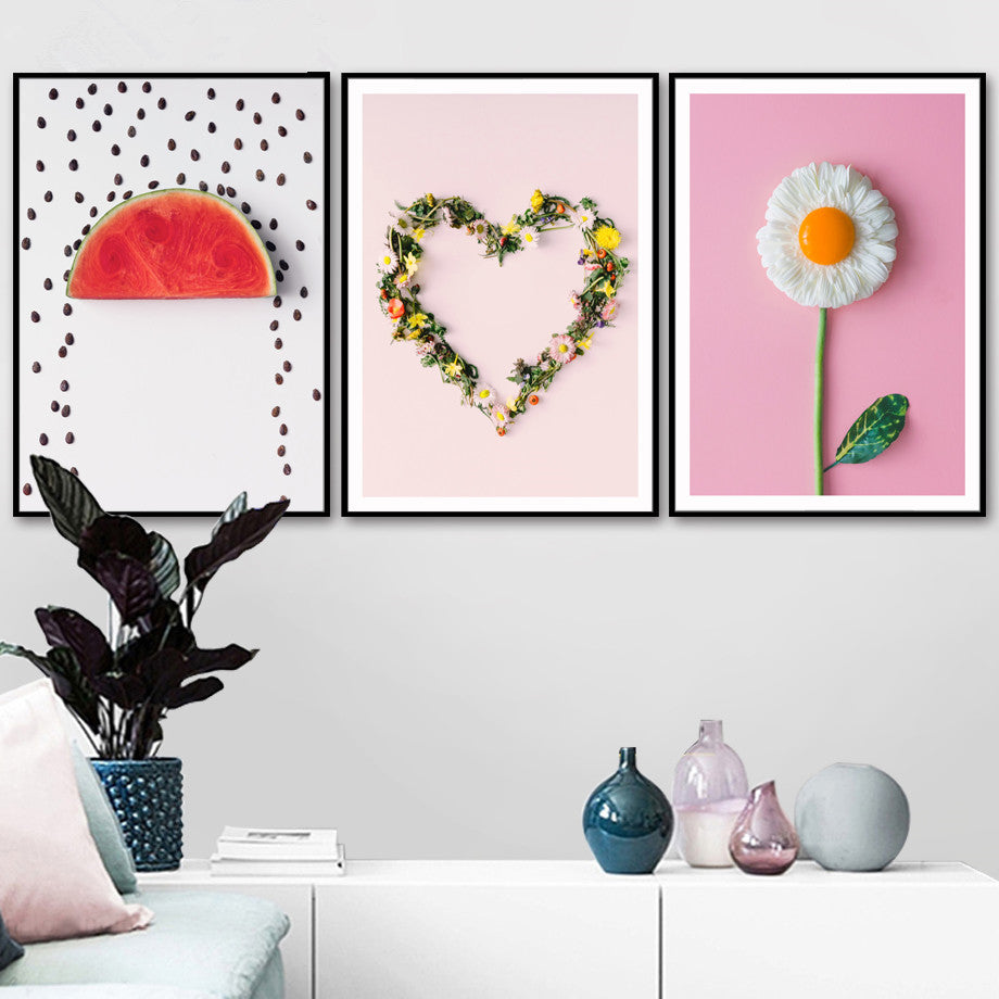 Nordic Eggs Breakfast Modern Wall Art - Little Eudora