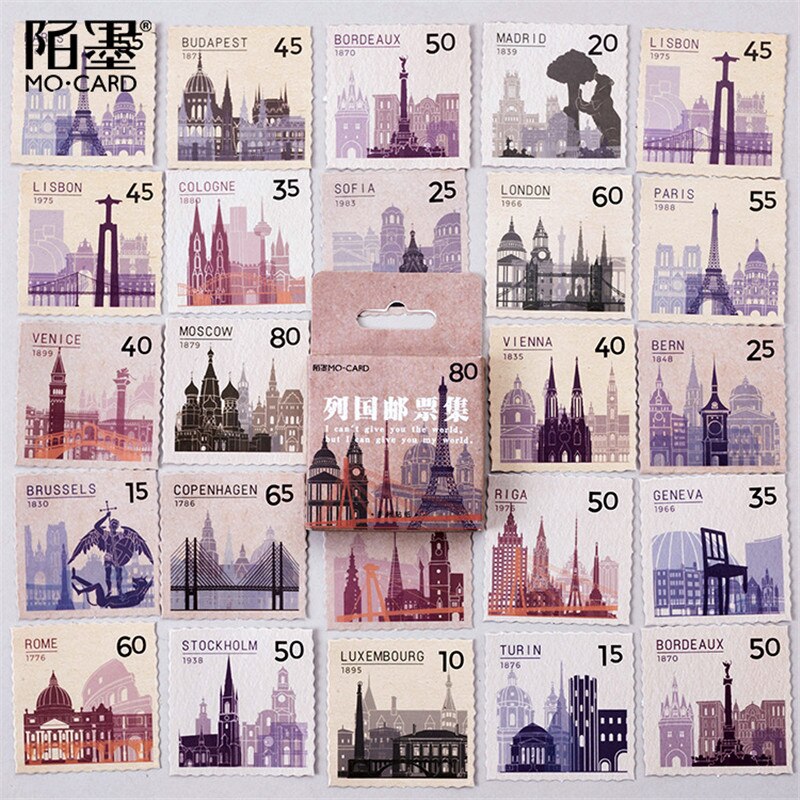 Stationery sticker 45pcs/box