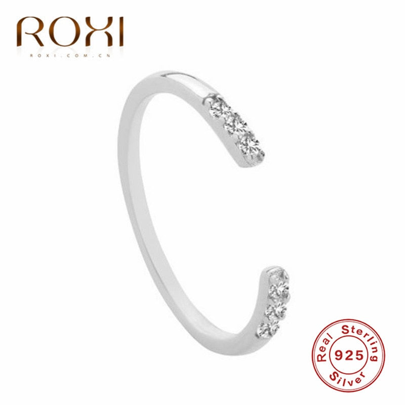 925 Sterling Silver Rings for Women Adjustable Size