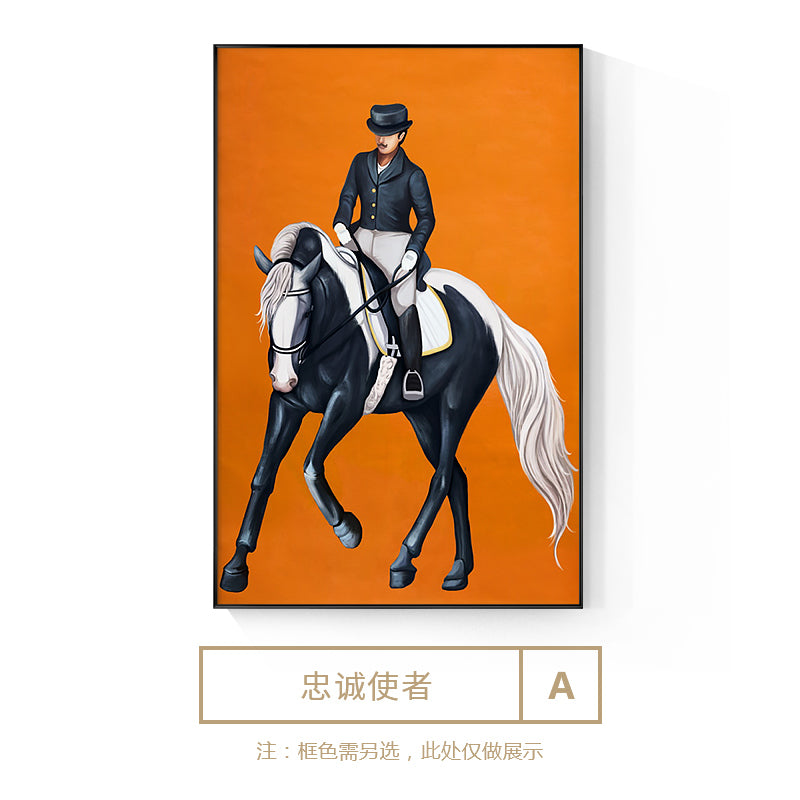 Horse riding Wall Art - Little Eudora