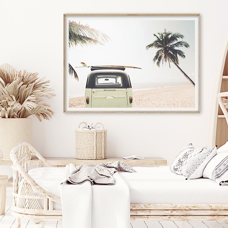 Tropical Summer Sea Beach Travel Wall Art - Little Eudora
