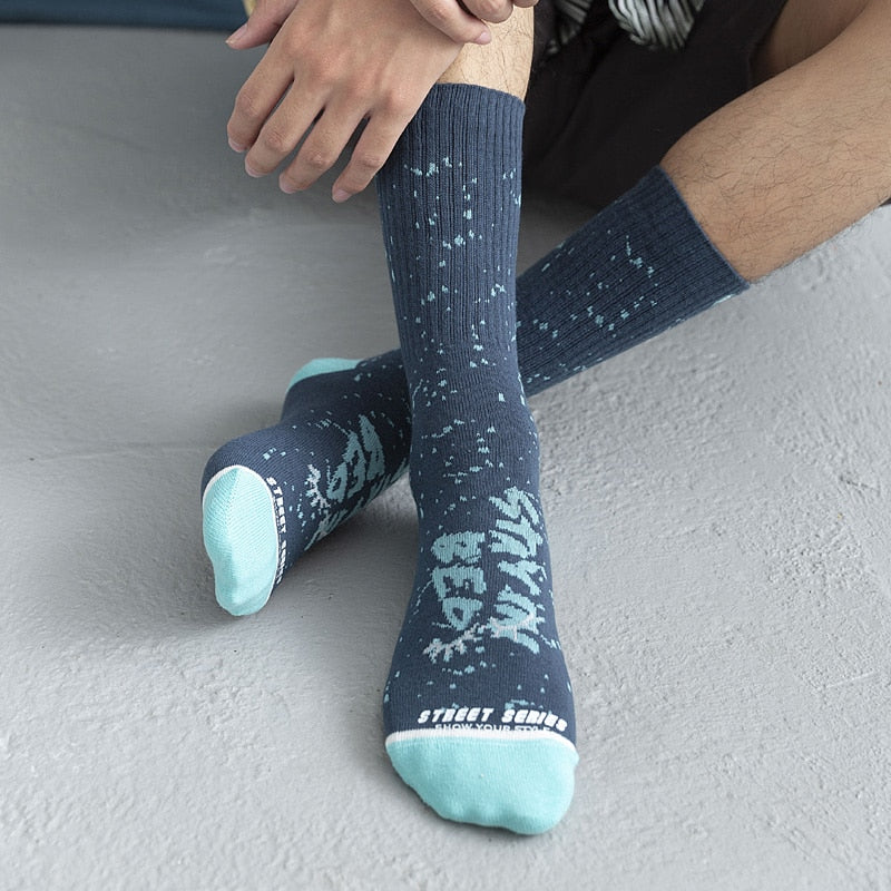 Unisex Street Fashion Happy Socks - 1 Pair - Little Eudora