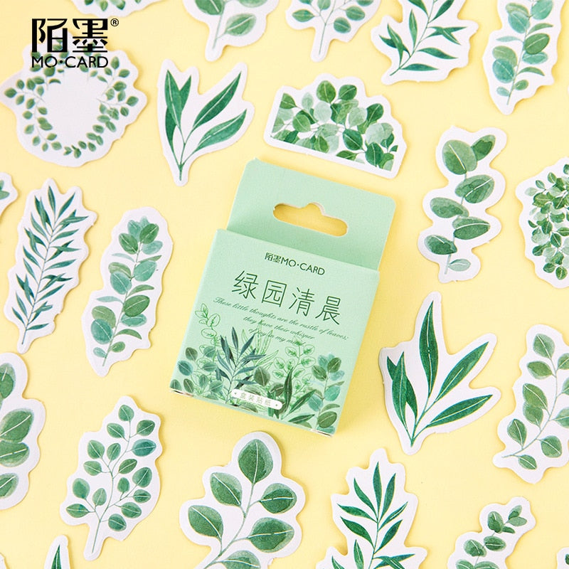 Paint Stationery Sticker Totem Memo Stickers 46pcs/box