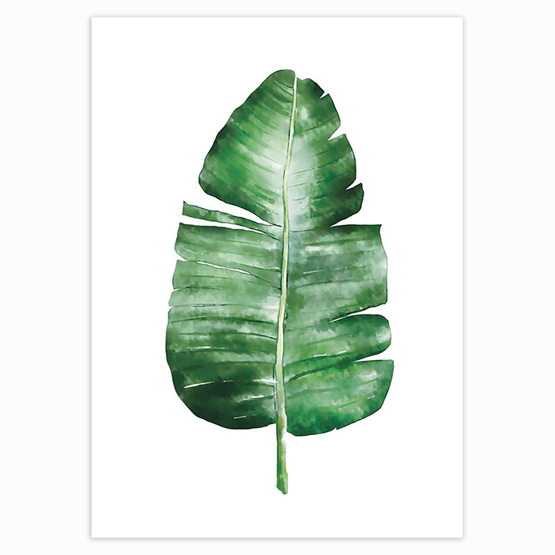 Tropical Plants Poster Green Leaves - Little Eudora