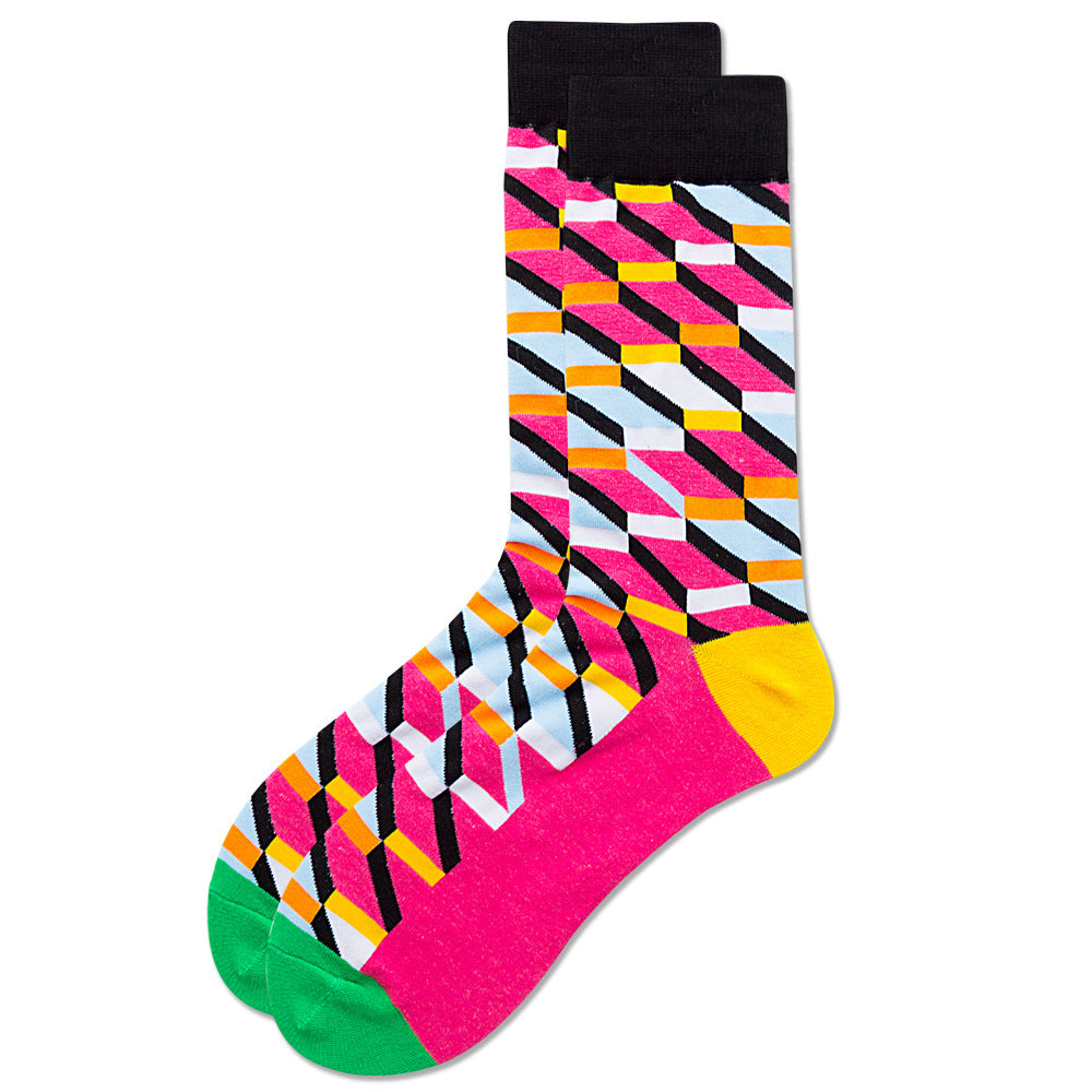 Unisex Happy Fruits and Cartoon Socks - 1 Pair - Little Eudora