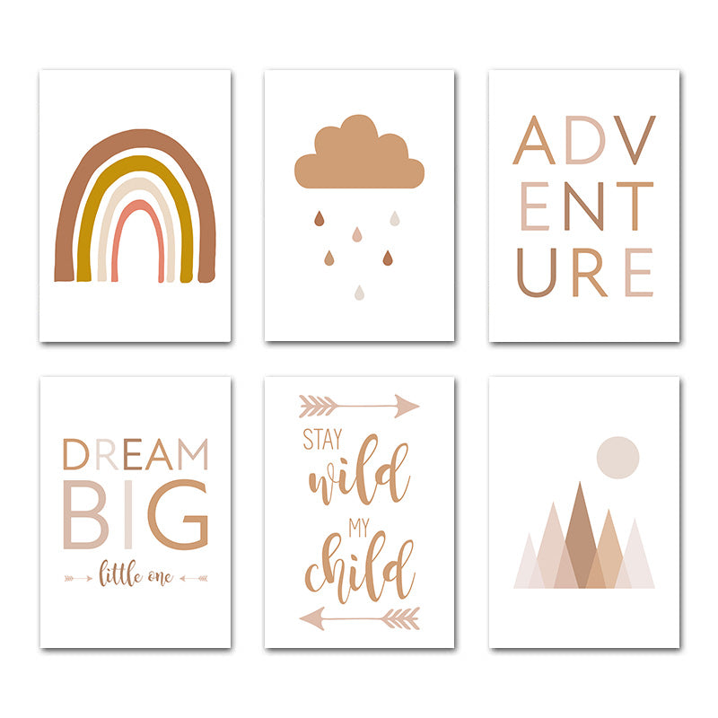 Abstract Rainbow Nursery Quotes - Little Eudora