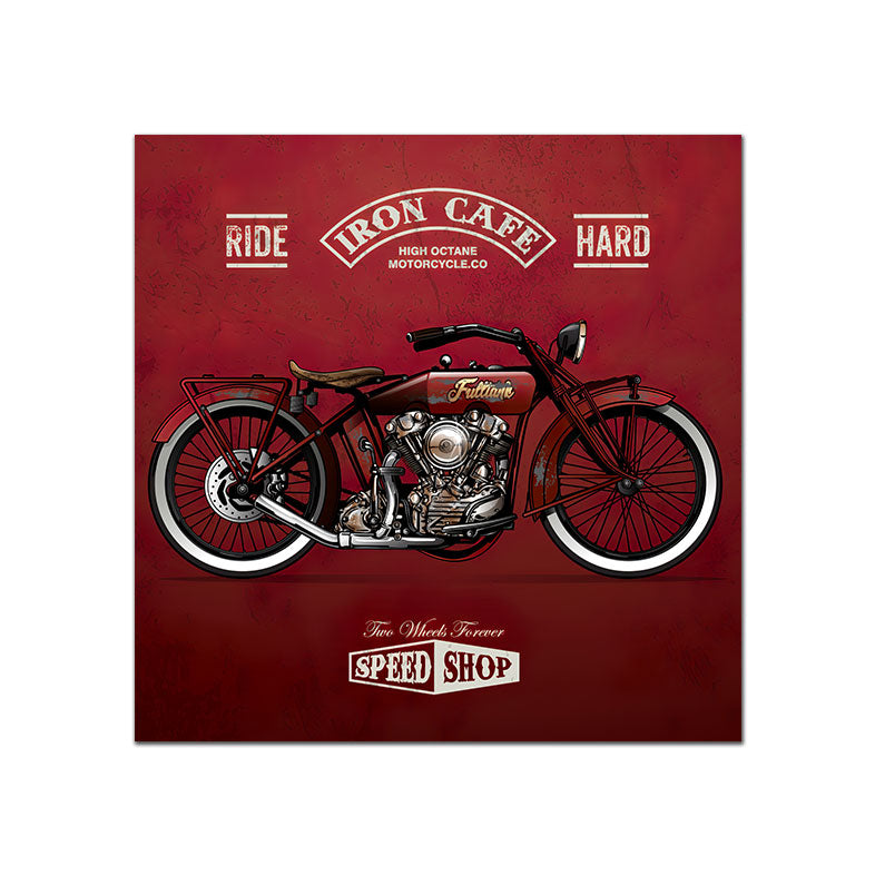 Vintage Poster Classic Motorcycle - Little Eudora