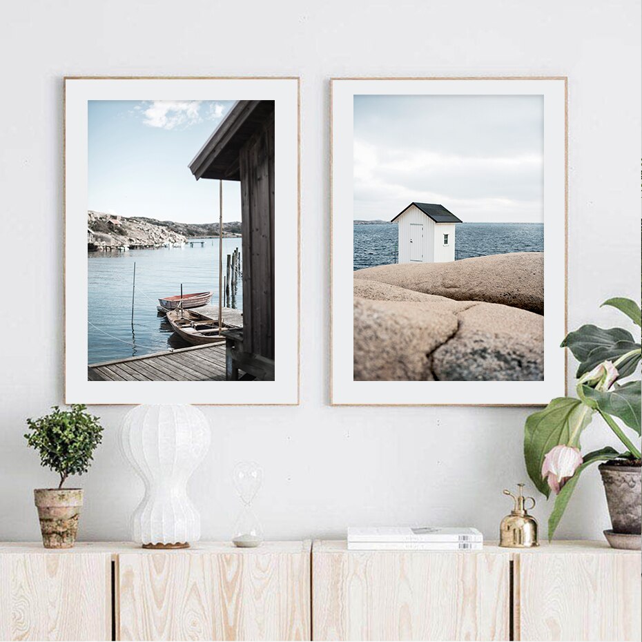 Boho Boats Archipelago River Landscape - Little Eudora