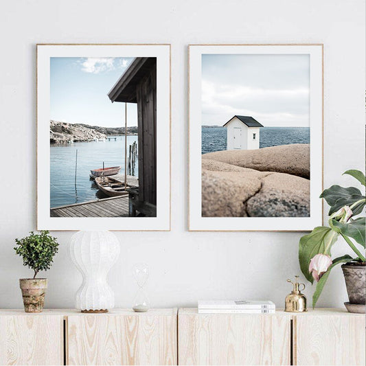 Boho Boats Archipelago River Landscape - Little Eudora