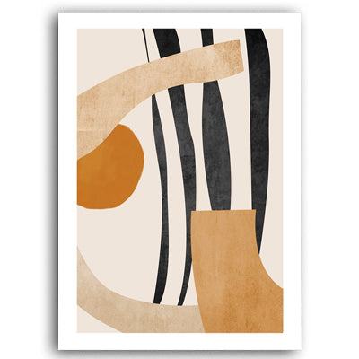 Scandinavia Abstract Geometric Canvas - Little Eudora