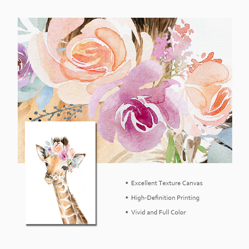 Lion Zebra Elephant Giraffe Nursery - Little Eudora