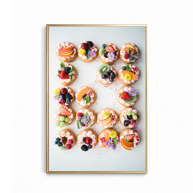 Fruit Vegetable Kitchen Wall Art - Little Eudora