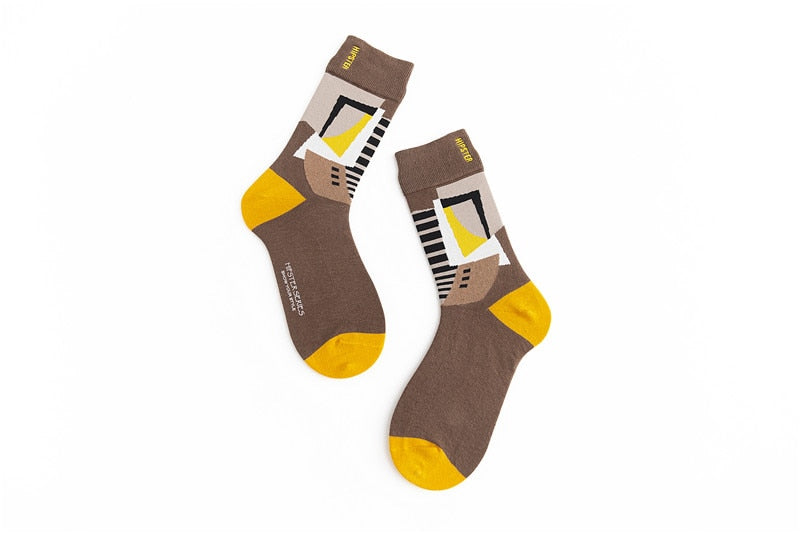 Unisex Painting Style Socks - 1 Pair - Little Eudora