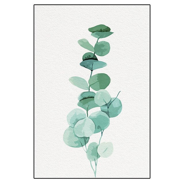 Australian Eucalyptus Watercolour Wall Art