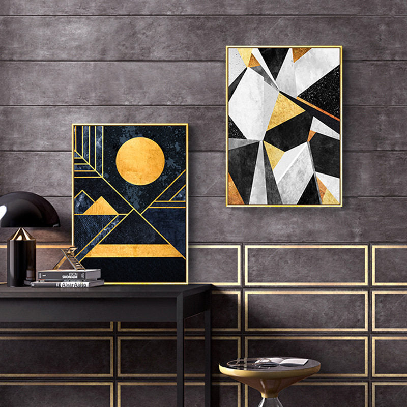 Nordic Abstract Geometry Wall Art - Little Eudora