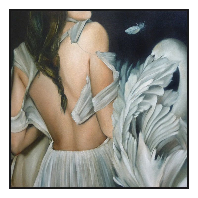 Home Decoration Feather Woman - Little Eudora