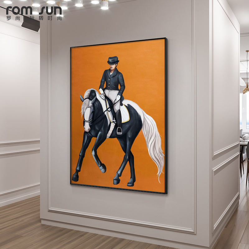 Horse riding Wall Art - Little Eudora