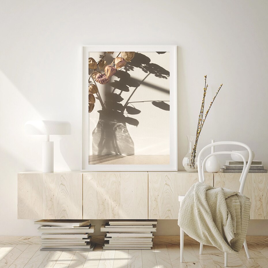 Geometric Dried Plants Wall Art - Little Eudora