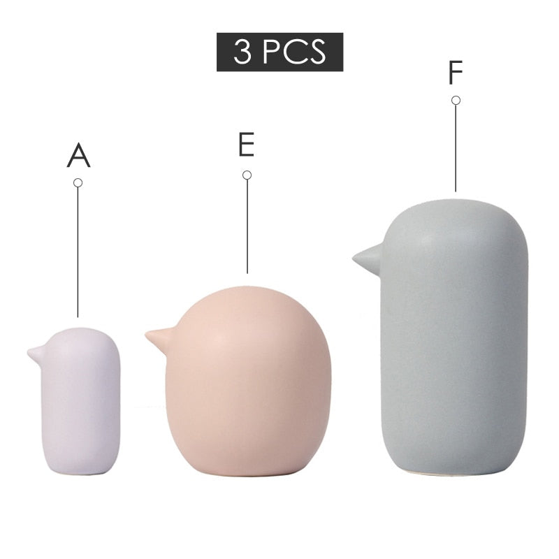 Nordic Modern Abstract Bird Figurines - Little Eudora
