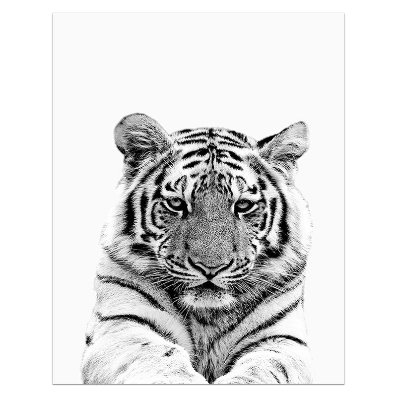 Animals Print Lion Zebra Elephant Wall Art - Little Eudora