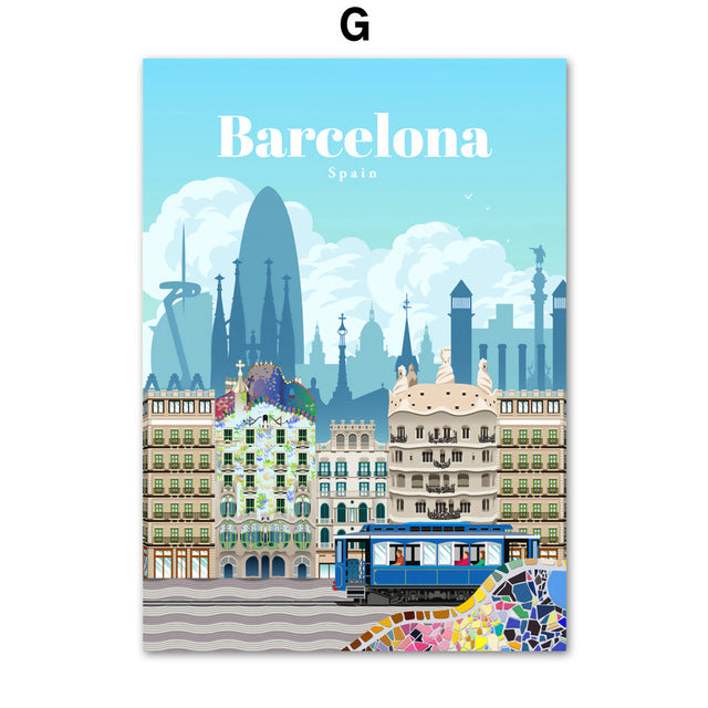 London New York Paris Spain City - Little Eudora