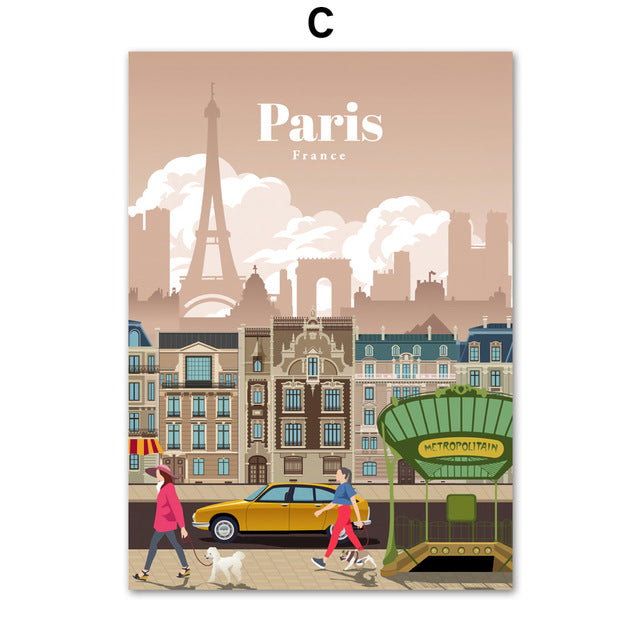London New York Paris Spain City - Little Eudora