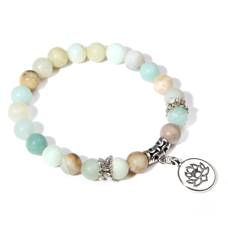 Handmade Natural Stone Beads Bracelet