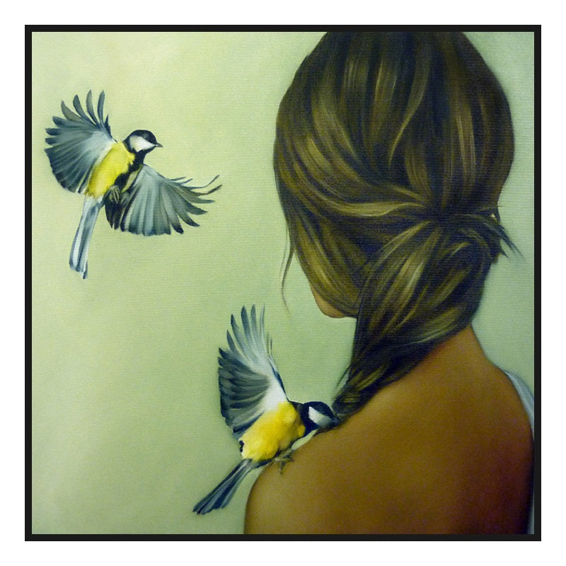 Home Decoration Feather Woman - Little Eudora