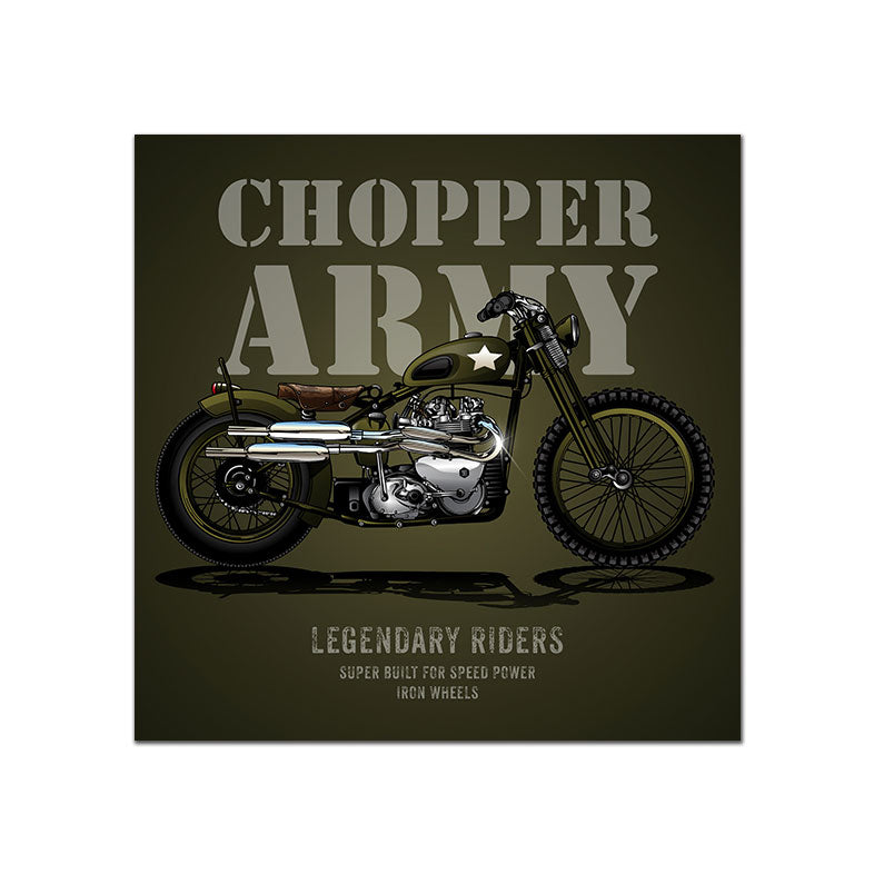 Vintage Poster Classic Motorcycle - Little Eudora
