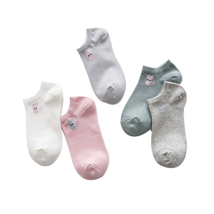 Cute face expressions Socks - 5 Pairs - Little Eudora