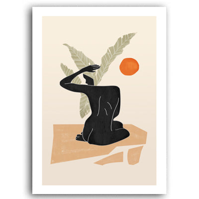 Scandinavia Abstract Geometric Canvas - Little Eudora