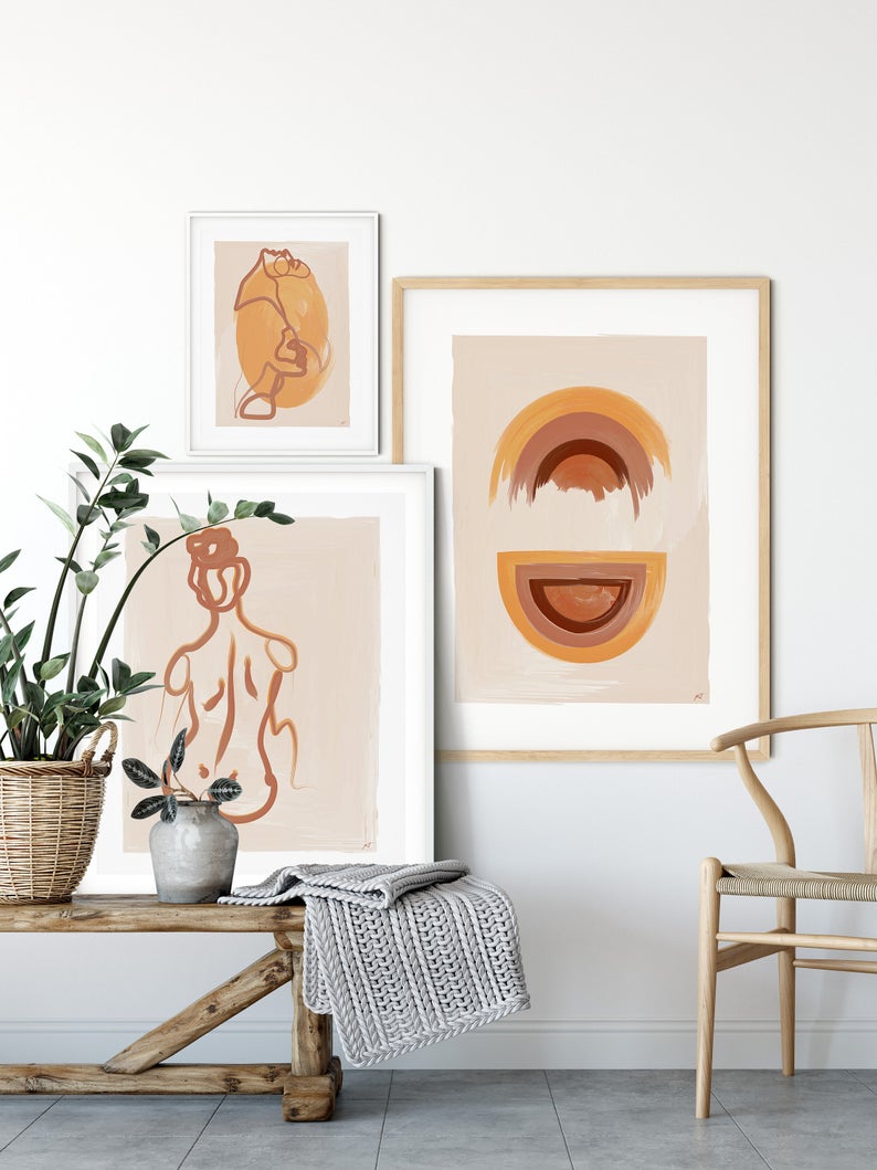 Boho abstract Wall Art - Little Eudora