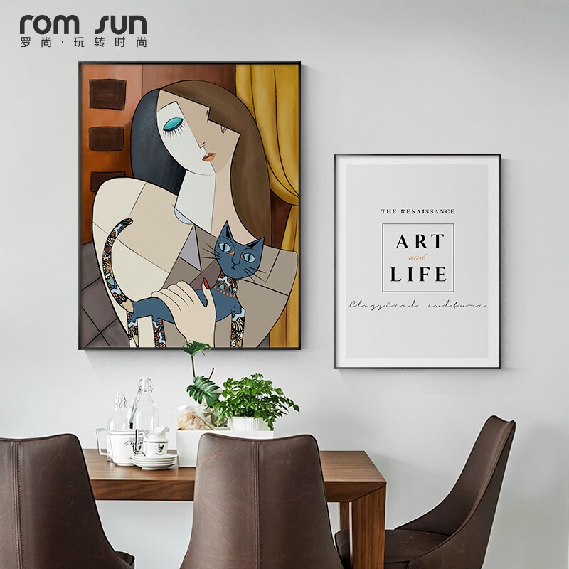 Abstract Minimalist balderdash figure Wall Art - Little Eudora