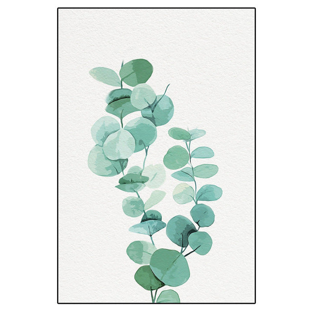 Australian Eucalyptus Watercolour Wall Art