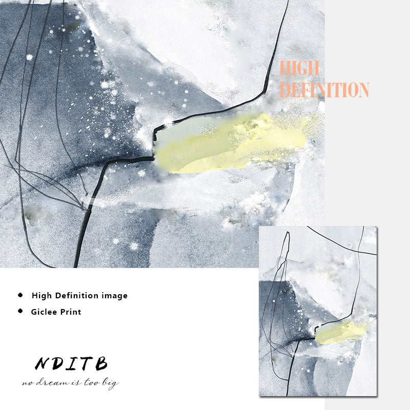 Marble Stone Texture Abstract Wall Art - Little Eudora