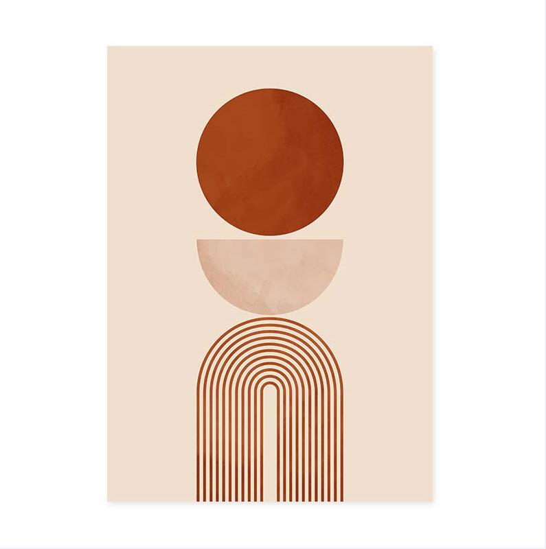 Beige Geometric Wall Art - Little Eudora